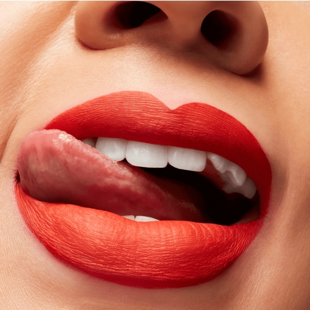 Mac Locked Kiss Ink 24 Hour Wear Gutsy Tomato Red Brand New In Box Full Size - Picture 5 of 10